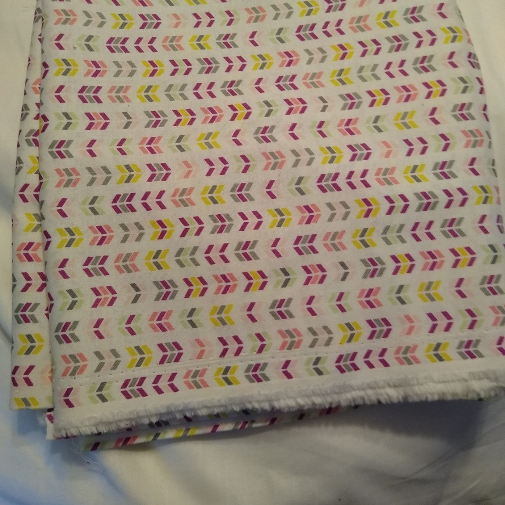 Colorful Arrow Patterned Fabric